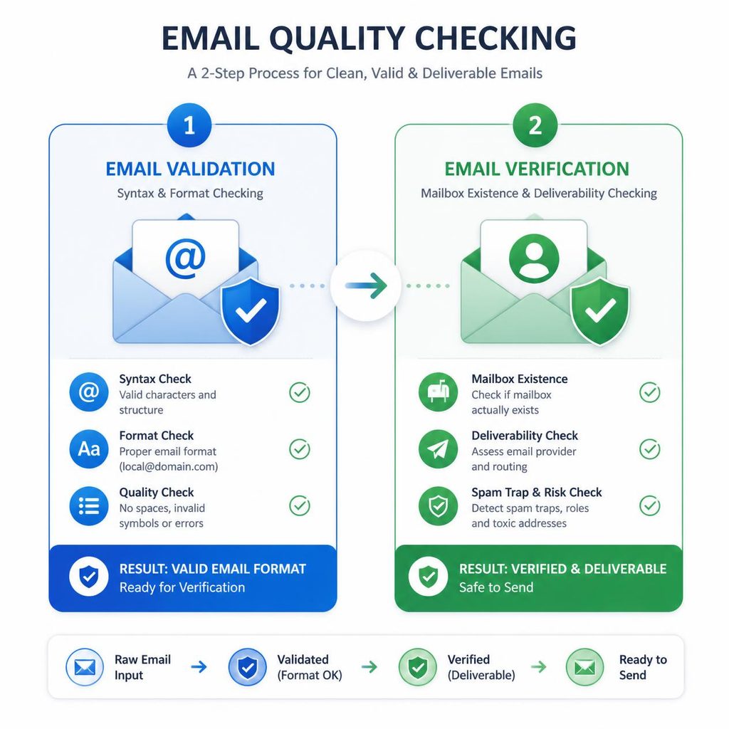 Email Verification vs Email Validation