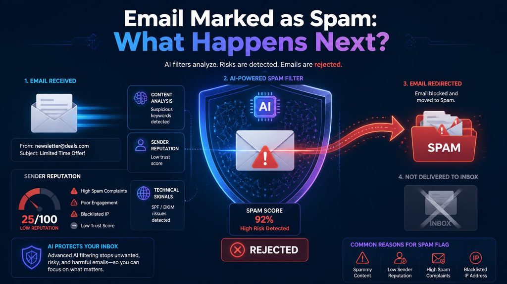 Email Marked as Spam What Happens