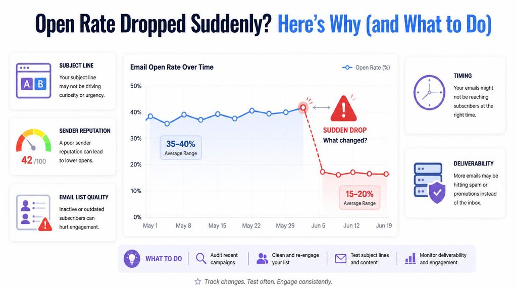 Open Rate Dropped Suddenly