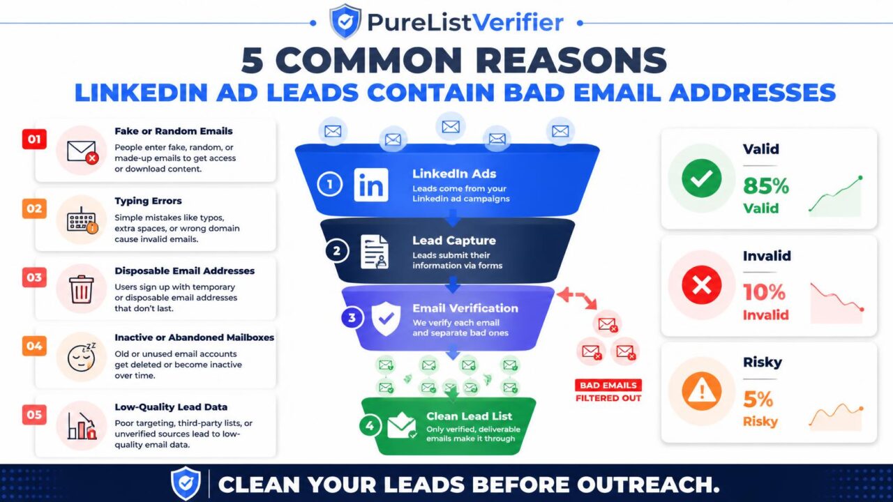 Why Do Leads From LinkedIn Ads Have Fake or Invalid Emails