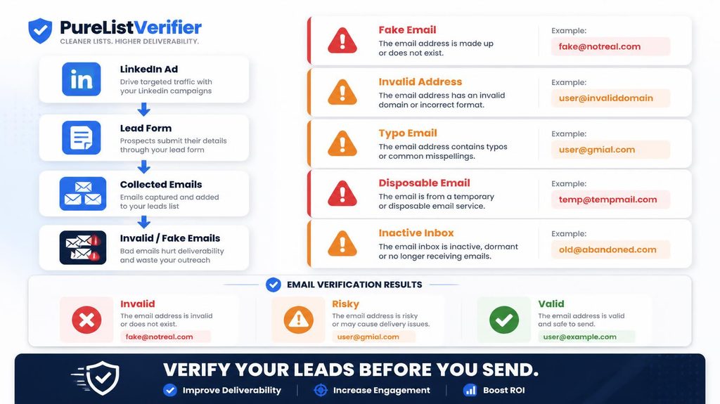 Why Do Leads From LinkedIn Ads Have Fake or Invalid Emails