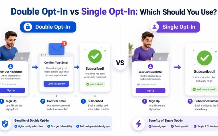double opt-in vs single opt-in