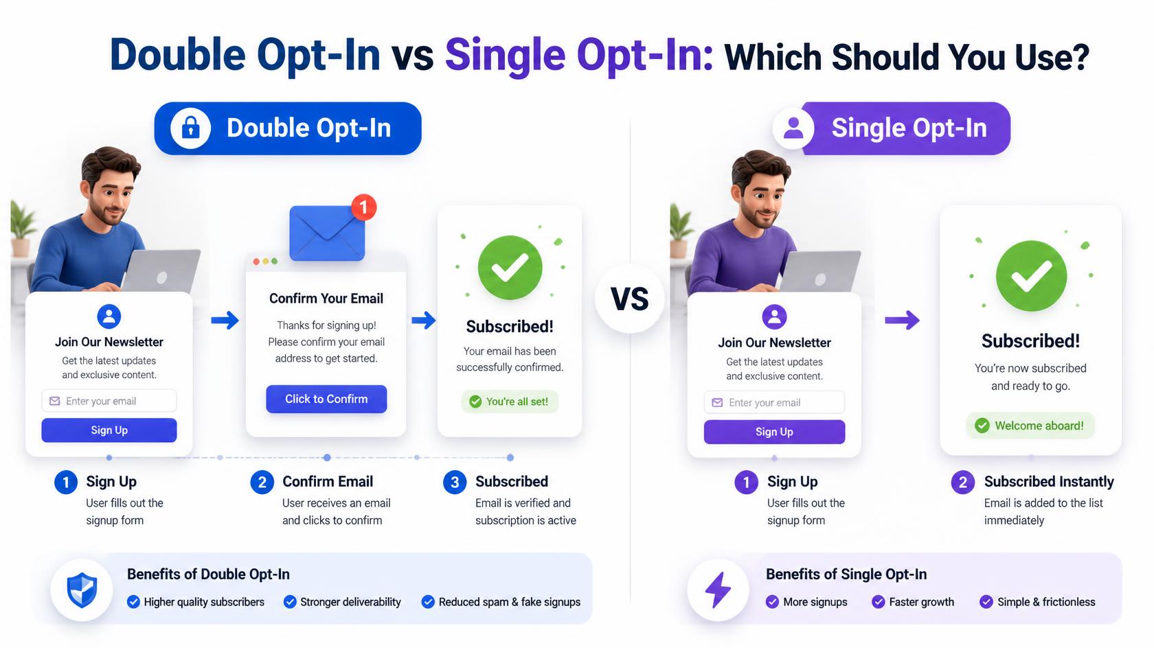 Double Opt-In vs Single Opt-In: Which Should You Use?