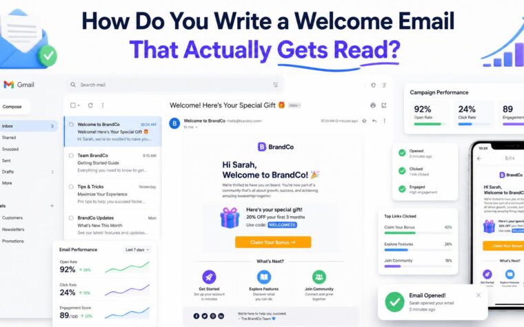 welcome email that actually gets read