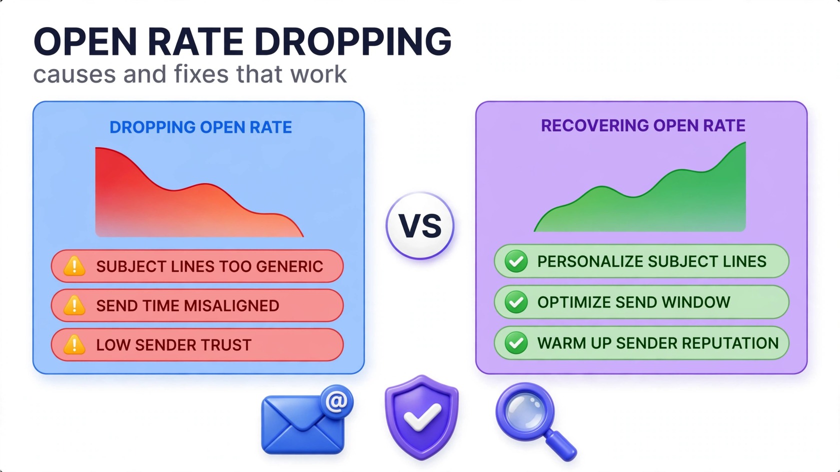 Why Is My Open Rate Dropping? 11 Causes and Fixes That Work